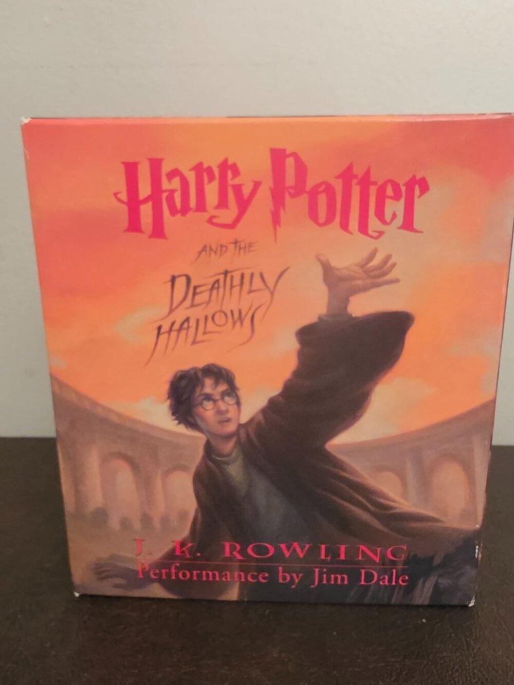 Audiobook of "Harry Potter and the Deathly Hollows" by J.K. Rowling,